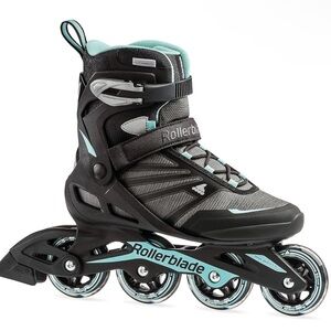 Women's Black and Gray Inline Skates